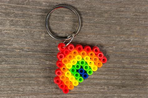 Rainbow Perler Bead Pattern