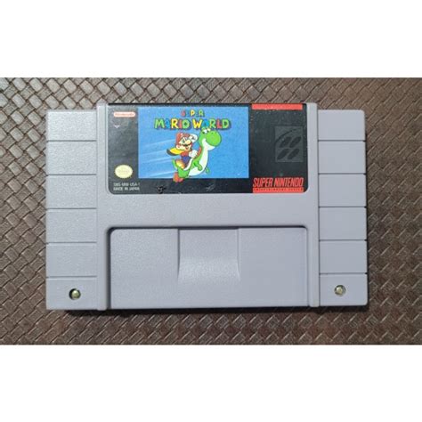 Super Mario World Snes Original Salvando Shopee Brasil