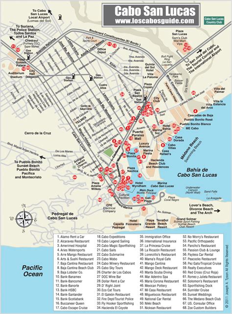 Cabo San Lucas Map
