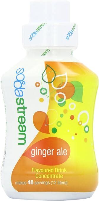 Sodastream Flavouring Syrup Ginger Ale Ml Bottle Pack Of