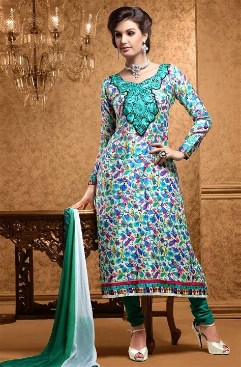 Indian Churi Dar Salwar Kameez Collection 2014 15 Punjabi Churidar