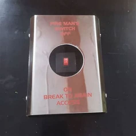 stainless steel elevator fireman switch    piece