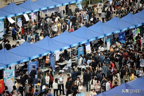 春季大型校園招聘會火爆，4000名學生參加，人山人海 每日頭條