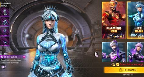 5 Cara Mudah Mendapatkan Bundle Ice Blue Free Fire Yang Langka Dunia