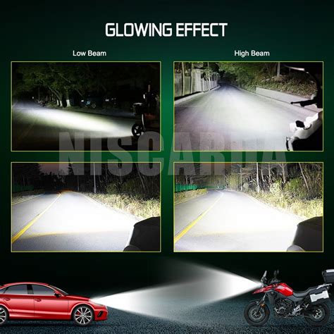 H W Lm Super Bright Car Led Headlight Auto Hb Mini