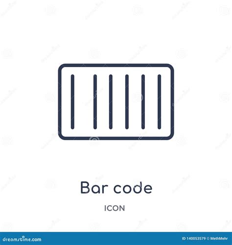 Linear Bar Code Icon From Delivery And Logistic Outline Collection