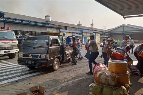 Polres Gresik Selidiki Penyebab Kebakaran Hebat Di Pabrik Pt Nankai