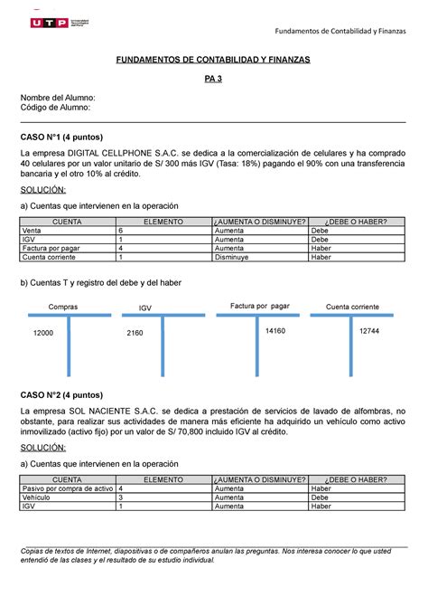 Tarea Semana 11 Fundamentos De Contabilidad Y Finanzas FUNDAMENTOS DE