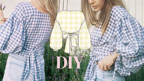 Diy Puff Sleeve Top Blouse Trendy Easy To Sew Youtube Diy