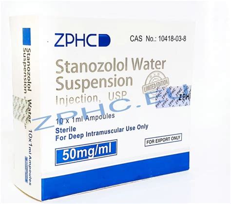 Stanozolol Suspension Winstrol ZPHC 50 Mg Ml 1 Ml X 10 Vials