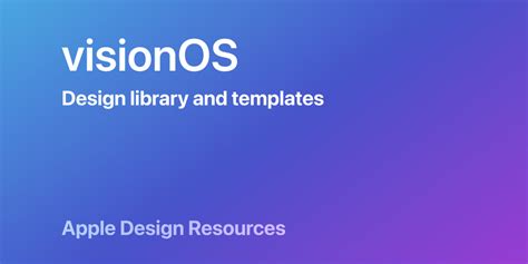 Apple Design Resources Visionos Figma