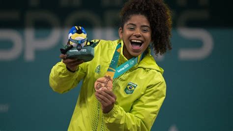 Laura Amaro Conquista Bronze No Levantamento De Peso Do Pan De Santiago