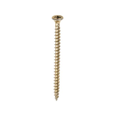 Timco Solo Woodscrew Pz Csk Mm X Mm Zinc Yell Pass Box Of