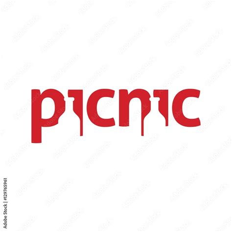 picnic logo. vacation logo. holiday logo. Stock Vector | Adobe Stock