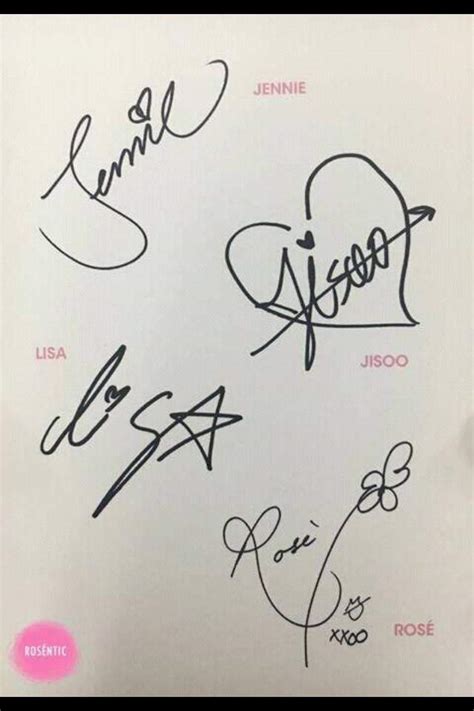 BLACKPINK S SIGNATURES K Pop Amino