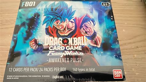 Dragon Ball Super Fusion World Awakened Pulse Fb Booster Box Opening