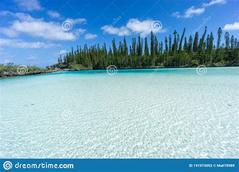 Beautiful Seascape Of Natural Swimming Pool Of Oro Bay Isle Of Pines