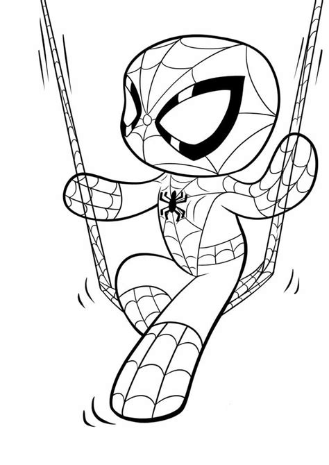 Disegni Di Spiderman Da Colorare Wonder