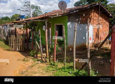 House In Favela Brazil Stock Photo Alamy