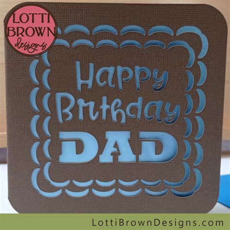 Dad Card Svg Files Birthday Or Father S Day Card Templates