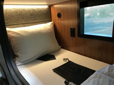 What It S Like To Ship Yourself Overnight On Cabin S Sleep Pod Bus