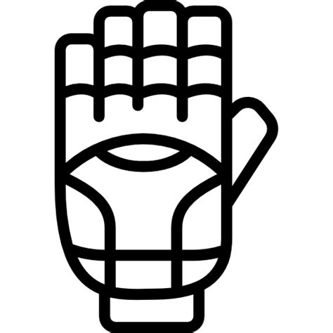 Glove Basic Miscellany Lineal Icon