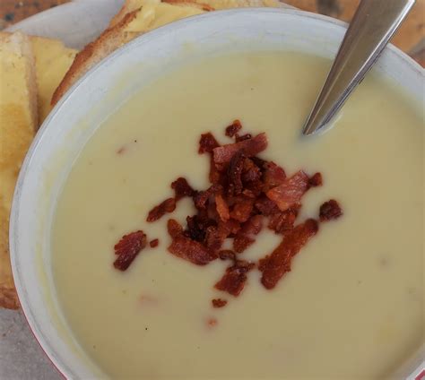 Potato Leek Bacon Soup The Thrifty Life