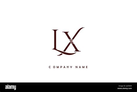 Lx Xl Alphabets Letters Logo Monogram Stock Vector Image Art Alamy