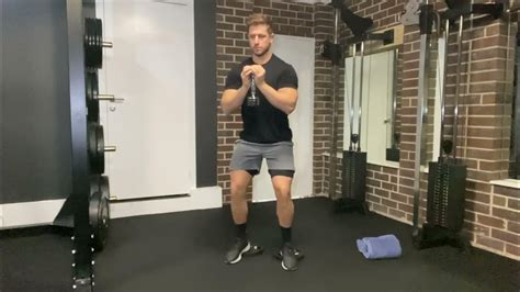 Goblet Squat Heels Elevated Youtube