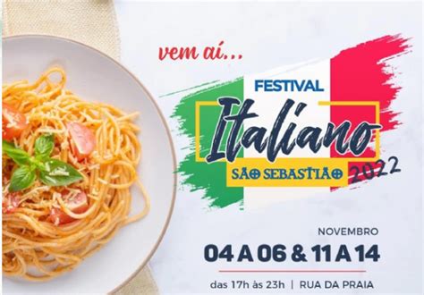 S O Sebasti O Promove Festival Gastron Mico Italiano