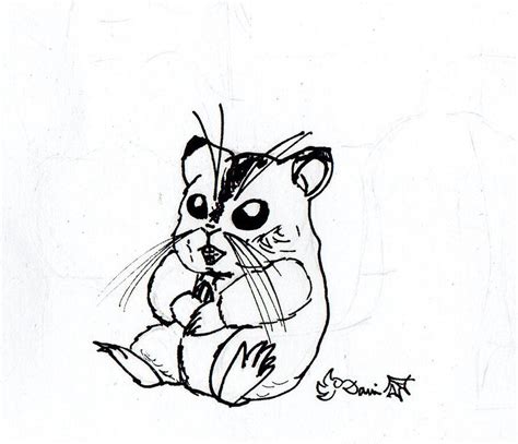 Hamster Sketch By Danitheangeldevil On Deviantart