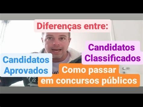 Como passar em concursos públicos diferenças entre o candidato