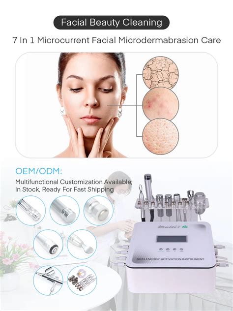 Ectroporation Galvanic Face Skin Lift Devices In Rf Microcurrent