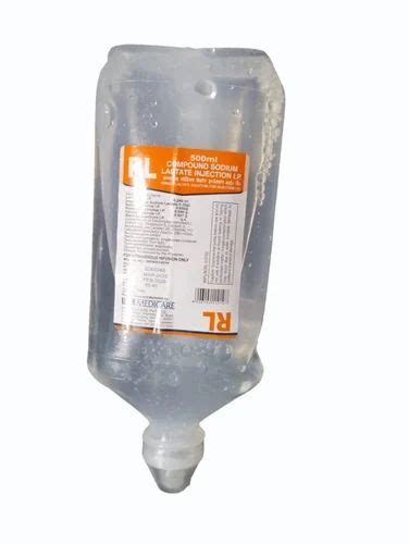 Rl Isotonic Compound Sodium Lactate Injection Iv Fluids Packaging Size