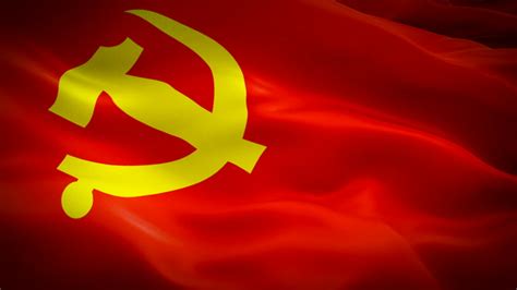 Communist China Flag Closeup 1080p Stock-video (100 % royaltyfri ...