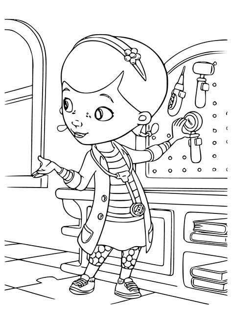 Free Doc Mcstuffins Coloring Pages To Print