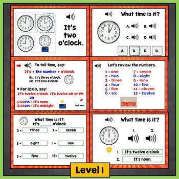 TIME BOOM CARDS BUNDLE Task Cards ESL ELL ENL EFL EDL English