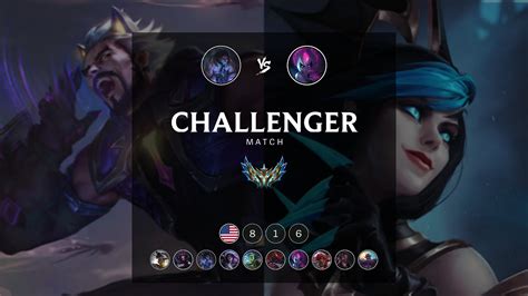 NA Challenger Match 816 Super Sylas Vs Super Evelynn YouTube