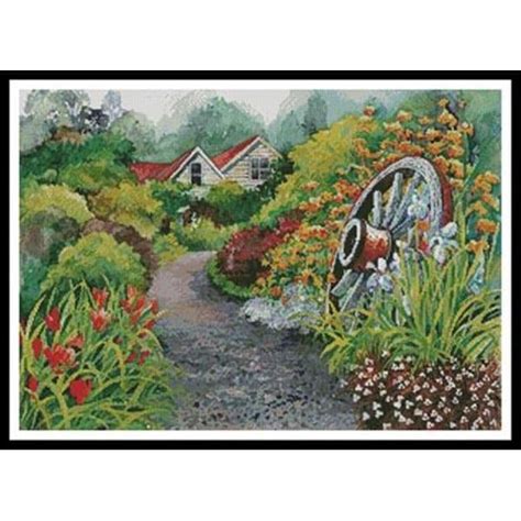 Artecy Cross Stitch Rustic Gardens 12313 PFLD Cross Stitch Chart Hard