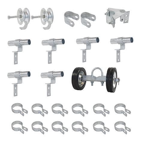 Fence Rolling Gate Hardware Kit Residential Chain Link Parts Ebay