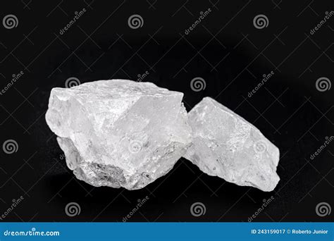 Potassium Sulfate Under The Microscope Stock Photography