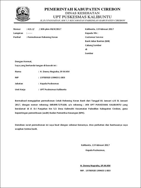 Contoh Surat Permohonan Penerbitan Roya Bank Mandiri - Surat permohonan ...
