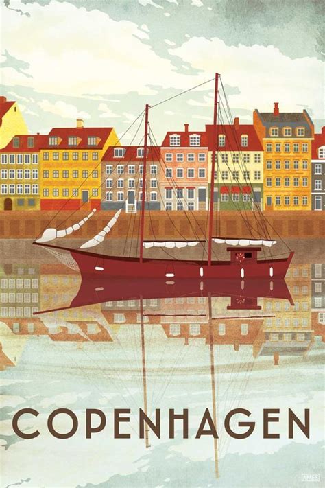 Pin By Ricardo Meneghel On Cia De Viagem Denmark Travel Poster