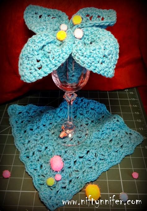 Niftynnifer S Crochet Crafts Free Crochet Pattern Washcloths