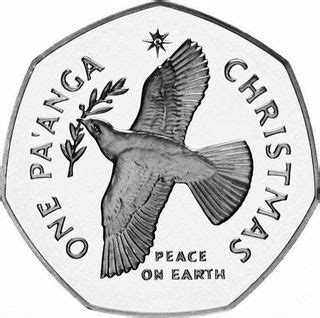 1 Pa Anga Taufa Ahau Tupou IV Peace Dove Silver Proof Issue