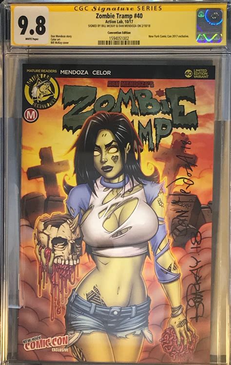 Zombie Tramp 40 Nycc Exclusive Regular Cgc 9 8 Bill Mckay Art