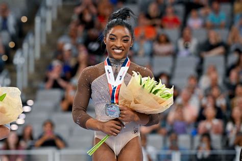 Simone Biles Wins All Around Suni Lee Improves At Us Championships