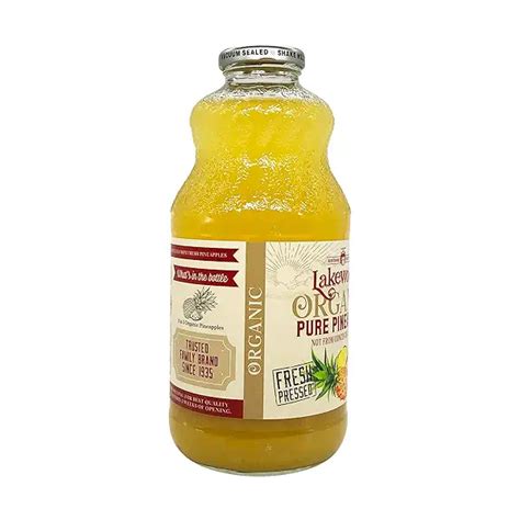 Organic Pure Pineapple Juice 32 Fl Oz At Whole Foods Market