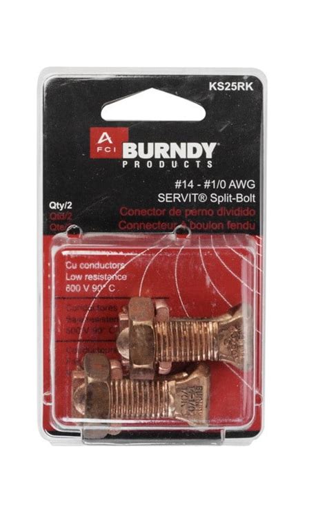 Burndy Servit Split Bolt Connector Pk Walmart