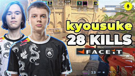 CS2 POV Kyousuke 28 14 Faceit Ranked With Donk Mirage Voice Comms